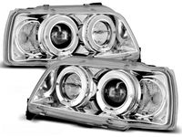 Tuning-Tec Koplampen dual halo rims RENAULT CLIO 06 90-95 ANGEL EYES CHROOM - thumbnail