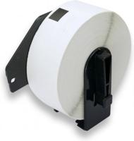 Huismerk Label Tape voor Brother DK-11201 | 29 x 90 mm | Zwart op Wit - 400 Labels per Rol - 1 stuk