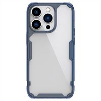 Nillkin Nature TPU Pro iPhone 14 Pro Hybrid Hoesje - Blauw