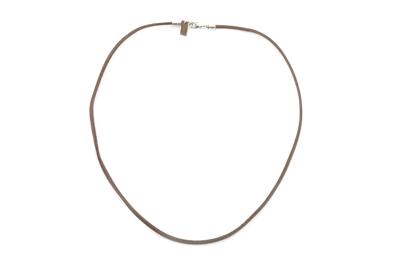 Qoss Leren Ketting Ivo Taupe