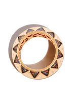 Harwell Godfrey bague en or 18ct ornée de saphirs multicolores