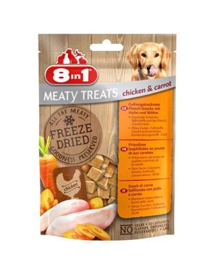 8in1 8in1 Meaty Treats Chicken/Carrot 50g
