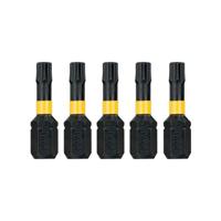 DeWALT DT7384T Extreme Impact Torsion Schroefbits T30 25mm 5 Stuks