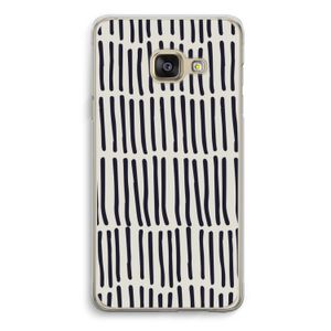 Moroccan stripes: Samsung A3 (2017) Transparant Hoesje