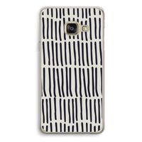 Moroccan stripes: Samsung A3 (2017) Transparant Hoesje