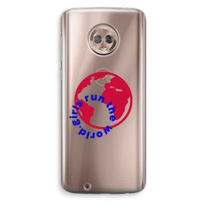 Run The World: Motorola Moto G6 Transparant Hoesje