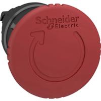 Schneider Electric ZB4BS8447 ZB4BS8447 Vergrendelbaar (Ø) 22 mm Zonder markering Zwart, Rood 1 stuk(s)