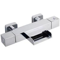 Wiesbaden Rombo Waterval Thermostaatkraan Chroom Stijlvol