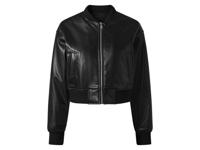 esmara Dames bikerjack of bomberjack (zwart/textuur, 46)