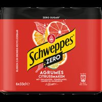 Schweppes Agrumes Zero 6 x 33cl bij Jumbo