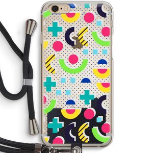 8-bit N°1: iPhone 6 / 6S Transparant Hoesje met koord