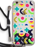 8-bit N°1: iPhone 6 / 6S Transparant Hoesje met koord