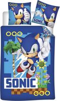 Super Sonic Dekbedovertrek Hedgehog 140 x 200 cm - thumbnail