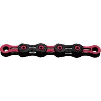 KMC fietsketting dlc 11 118 schakels - roze/zwart