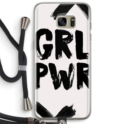 Girl Power #2: Samsung Galaxy S7 Edge Transparant Hoesje met koord