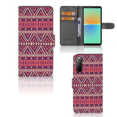 Sony Xperia 10 IV | Telefoon Hoesje | Aztec Paars
