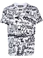 Versace Jeans Couture t-shirt en coton à imprimé graffiti - Blanc - thumbnail