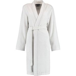 Cawö Cawö Dames Badjas 1214 Weiss-silber 38
