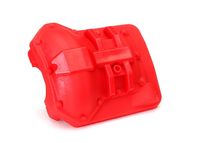 Differential cover, front or rear (red) - thumbnail