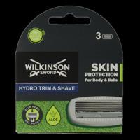 Wilkinson Hydro trimmer mesjes intimate body & balls 3 Stuks