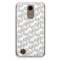 Zwanen: LG K10 (2017) Transparant Hoesje Zwanen: LG K10 (2017) Transparant Hoesje