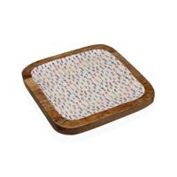 Snackdienblad Versa Blume 20 x 1,5 x 20 cm