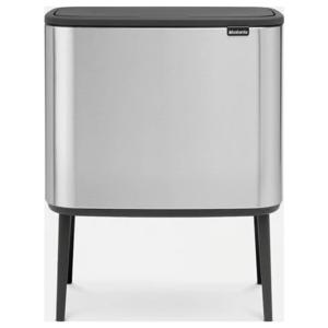 brabantia Bo Touch Bin 31 62 27 Afvalbak 34 l Staal (l x b x h) 312 x 540 x 680 mm Zilver 1 stuk(s)