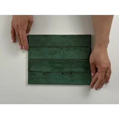 Kalon Green wandtegel 5x25 glans groen