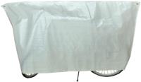 Vk international fiets-beschermhoes "classic" bike cover intern. classic white