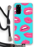 Bite my lip: Samsung Galaxy S20 Transparant Hoesje met koord