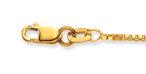 Glow 201.1238.35 Ketting Venetiaans geelgoud 1,1 mm 3,5 gram 38 cm