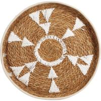 Wand deco riet/rotan Ø42cm