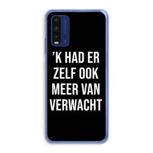 Meer verwacht - Zwart: Xiaomi Redmi 9T Transparant Hoesje