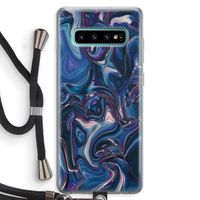Mirrored Mirage: Samsung Galaxy S10 Plus Transparant Hoesje met koord
