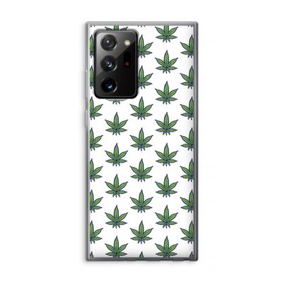 Weed: Samsung Galaxy Note 20 Ultra / Note 20 Ultra 5G Transparant Hoesje