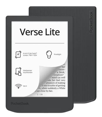 Ebook PocketBook Verse Lite 619 6” E-Ink Carta 8GB Wi-Fi Grijs