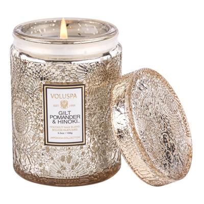Voluspa Japonica Collection Gilt Pomander & Hinoki Small Jar Candle 156gr Voluspa Japonica Collection Gilt Pomander & Hinoki Small Jar Candle 156gr
