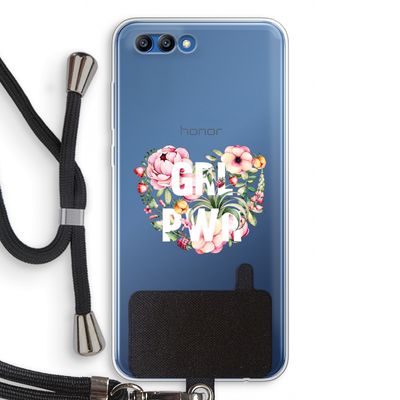 GRL PWR Flower: Honor 10 Transparant Hoesje met koord