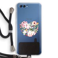GRL PWR Flower: Honor 10 Transparant Hoesje met koord