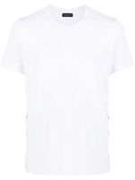 Emporio Armani t-shirt à bandes logo - Blanc