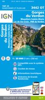 Wandelkaart - Topografische kaart 3442OT Gorges du Verdon | IGN - Inst