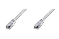 Digitus DK-16411-0025/WH RJ45 Netwerkkabel, patchkabel CAT 6 S/FTP 0.25 m Wit Vlambestendig, Snagless 1 stuk(s) - thumbnail