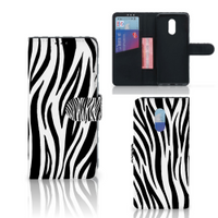 OnePlus 7 Telefoonhoesje met Pasjes Zebra - thumbnail