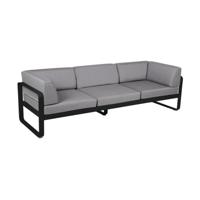 Fermob Bellevie Club 3-zits loungebank Liquorice - Flannel