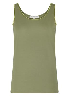 Tramontana Singlet Lurex Tape Q11-19-401 Tops En Singlets 006155-aloe