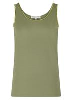 Tramontana Singlet Lurex Tape Q11-19-401 Tops En Singlets 006155-aloe