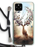 Seasons Change: Pixel 5a 5G Transparant Hoesje met koord