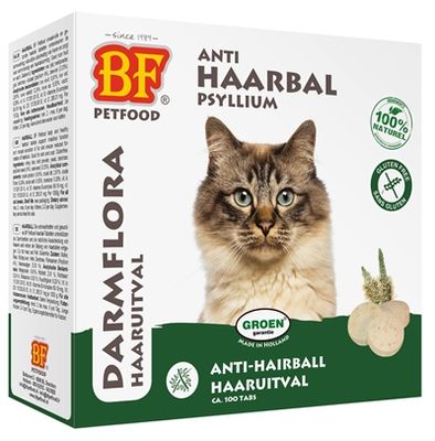 Bf Petfood Biofood kattensnoepje hairball bij haarbal