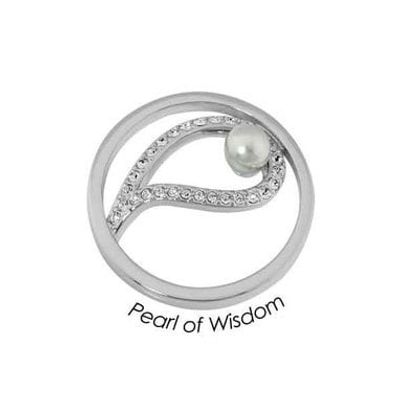 Quoins QMB-37M-E Munt Black Label Pearl of Wisdom zilverkleurig Medium