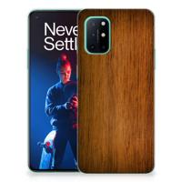 OnePlus 8T | Bumper Hoesje | Donker Hout